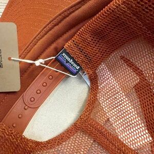 Orange Mesh Trucker Hat